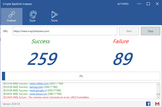 Powerful SEO Tool | Simple Backlinks Software Indexer Free Download
